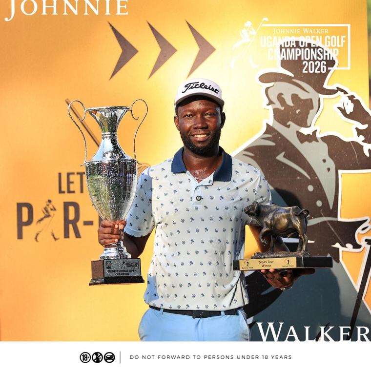Rugumayo wins 2026 Johnnie Walker Uganda Golf Pro Open